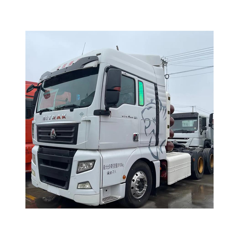 Китайский сверхмощный SINOTRUK SITRAK LNG CNG б/у C7H 371- 420hp 6x4 тягач с прицепом для продажи