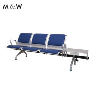 M & W 5- مقعد المطار الجلود والمعادن كرسي الانتظار التحفة كراسي غرفة الانتظار - Product Image 5