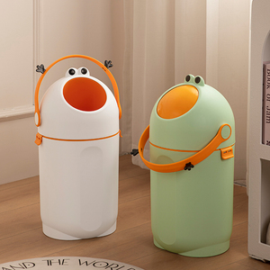 Công Suất Lớn Tiện Dụng Nhà Bếp Hộ Gia Đình Phòng Khách Chống Mùi Tã Thùng Dễ Thương Hai Lớp Nhựa Thùng Rác Có Thể Chất Thải Bin Với Nắp Đậy - Product Image 2