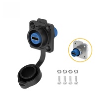 E-Weichat LP16 Tipo-C IP67 Enchufes y enchufes de suministro de datos industriales a prueba de agua