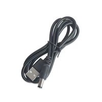 Adaptateur convertisseur DC 12V USB 2.0 vers câble de charge, connecteur mâle DC, prise jack 5521 5,5*2,1 mm/5,5*2,5 mm