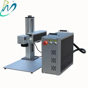 JPT MOPA M7 100w döner Fiber lazer oyma makinesi taşınabilir 3D oyma makinesi