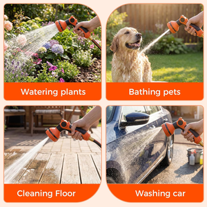 Carrete de Manguera de Jardín Retráctil de Alta Presión, Portátil, de Goma, Duradero, con Rotación de 180°, Ajustable, para Montaje en Pared, Estándar CNS - Product Image 6