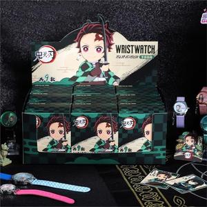 Caja Sorpresa <span class=keywords><strong>Oficial</strong></span> <span class=keywords><strong>de</strong></span> Demon Slayer - Anime Japonés, Reloj <span class=keywords><strong>de</strong></span> Cristal, Periférico Bidimensional <span class=keywords><strong>de</strong></span> Anime, Guzi - Product Image 1