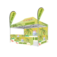 Wasserabweisendes, individuell gebrandetes Dachzelt, robustes Outdoor-Faltzelt 10x15ft, Aluminiumrahmen, Messe-Pavillon