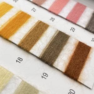 <span class=keywords><strong>Gratuit</strong></span> un échantillon 1/13NM mélange fil de dessin pelucheux hautement extensible pour tricoter une écharpe de pull - Product Image 6