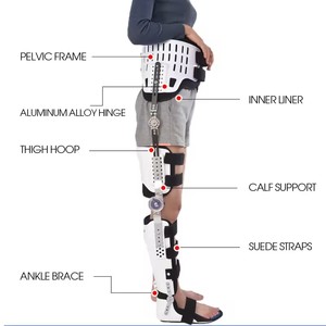 <span class=keywords><strong>Attelle</strong></span> de Soutien Durable pour Genou, Cheville, Cuisse et Pied – Stabilisateur Articulaire Fixe pour Genou, Cheville, <span class=keywords><strong>Hanche</strong></span> et Jambe - Product Image 4