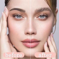 Gel Fijador de Cejas a Prueba de Agua con Logotipo OEM, Ingredientes Herbales Minerales, Tinte de Color, Gel de Maquillaje para Cejas con Pincel, Uso Cosmético