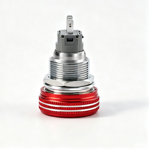 Botón de Paro de Emergencia Metálico IP65 con Bloqueo para Uso en Sistemas de Seguridad de Compresores de Refrigeración - Product Image 5