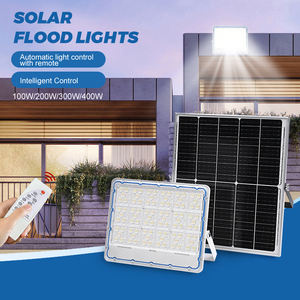 ไฟสปอร์ตไลท์โซลาร์เซลล์ NanDe รุ่นใหม่ สำหรับคลังสินค้า มาตรฐาน IP65 กำลังไฟ 100w 200w 300w 400w จากผู้ผลิตชั้นนำ - Product Image 1
