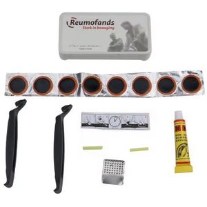 Kit de réparation rapide de pneus de vélo JUB résistant à l'usure - Matériau en colle plastique, conception ergonomique pour vélos de banlieue, voyages à vélo, situations d'urgence - Product Image 1