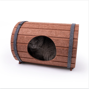 RL2699 Montage fass Haustiers treu Filz brett Katzenstreu Vier Jahreszeiten Universal Round <span class=keywords><strong>Full</strong></span> Surround Cat House Haustier bedarf - Product Image 1