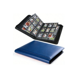 Porte-cartes en cuir PU personnalisé à 9 pochettes avec pages intérieures en PP pour collections de cartes par Just in Case Acrylics - Product Image 5