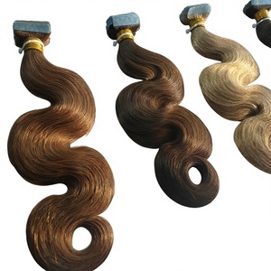 Extensiones de Cabello Humano Remy 100% de Dragonbeauty Factory, de 10 a 30 Pulgadas, Extensiones de Cabello Ruso de Alta Calidad con Cinta Adhesiva, Onduladas y Rizadas, al por Mayor - Product Image 5