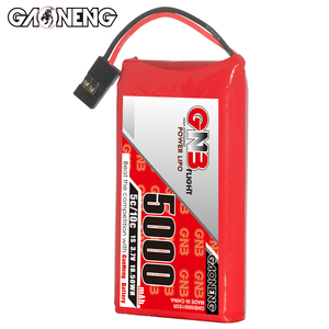 แบตเตอรี่ลิเธียมโพลิเมอร์ GAONENG GNB 5000mah 1S 5C 10C 3.7V หัวต่อ JR สำหรับเครื่องส่งสัญญาณและตัวรับสัญญาณ Sanwa M17 - Product Image 4