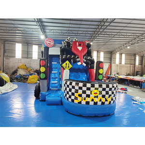 Xe mới <span class=keywords><strong>Bouncer</strong></span> nhà nhảy nhà <span class=keywords><strong>Inflatable</strong></span> <span class=keywords><strong>Bouncer</strong></span> cho trẻ em lâu đài nhà bị trả lại với Slide - Product Image 3