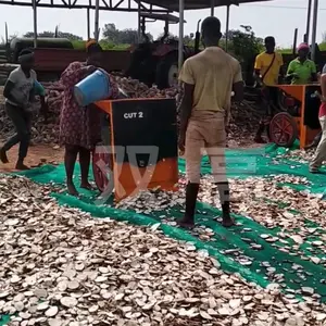 Machine industrielle diesel/électrique pour la fabrication de chips de manioc Machine à découper le manioc Machine à déchiqueter le manioc