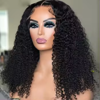 Vendita all'ingrosso di capelli capelli naturali birmano nero parrucca riccia da 8 a 32 pollici extension pizzo trasparente prezzo di fabbrica Vietnam