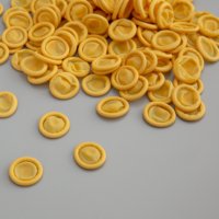 Jingya Meilleure Vente Doigtier Antistatique ESD JY-205 Orange Antidérapant en Latex avec Particules, Couvre-doigt Jetable pour la Protection des Mains en Atelier