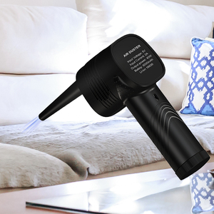 Souffleur d'air portable sans fil noir, nettoyeur électrique portatif pour clavier et moniteur - Product Image 3