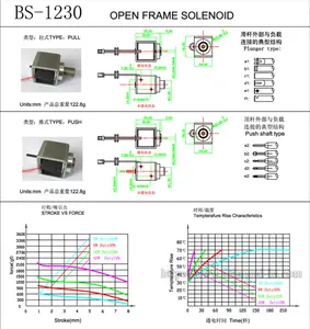 BS-1230 विद्युत solenoid स्विच बॉक्स फ्रेम solenoids मालिश बिस्तर के लिए DC12V24V या मालिश कुर्सी