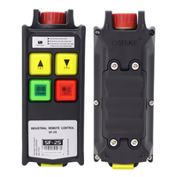 Mini télécommande radio à 2 boutons IP66 pour grue hydraulique industrielle, camion, débroussailleuse