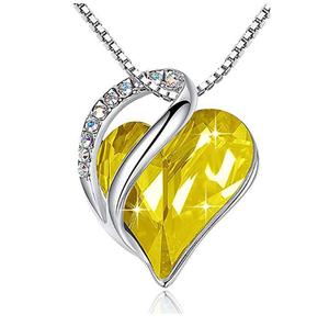 Collana all'ingrosso del cuore di amore del diamante di cristallo della pietra preziosa di 12 mesi all'ingrosso <span class=keywords><strong>per</strong></span> il <span class=keywords><strong>regalo</strong></span> della <span class=keywords><strong>figlia</strong></span> delle ragazze della moglie - Product Image 3