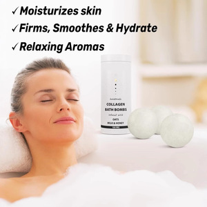 Organic <b>Bath</b> for European American Brand Foreign Trade <b>Bath</b> <b>Salt</b> Balls 100g*3 pcs Sea <b>Salt</b> Bathing Balls Set Creative - Product Image 6