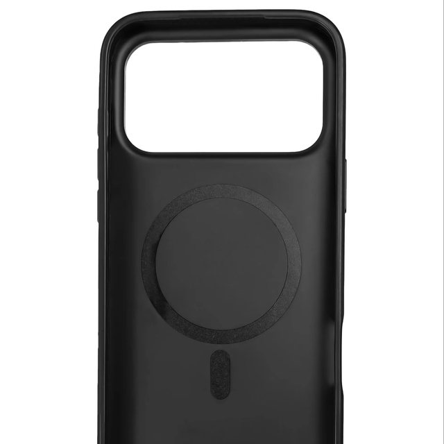 Skin-feel Black Phone Case, PC+TPU Phone case with Wireless Magnetic for iphone 17 Pro From Original Manufacture