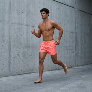 Anti-Odor Performance Shorts Men Quick Dry Moisture Wicking Technology <b>Elastic</b> Waistband Drawstring Secure Pockets Ideal Running - Product Image 2