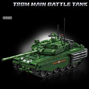 Modèle de <span class=keywords><strong>char</strong></span> <span class=keywords><strong>d</strong></span>'<span class=keywords><strong>assaut</strong></span> Leopard 2A7 en plastique ABS, blocs de construction militaires, jouets DIY - Product Image 2