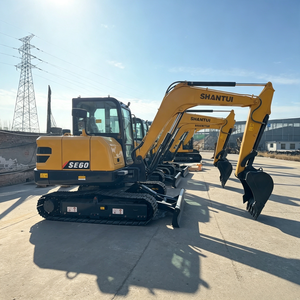 Meilleur prix SE60 Mini-excavatrice sur chenilles 6 tonnes Haute performance Compacte Fiable Équipement Fournisseur d'usine - Product Image 3