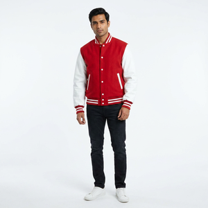 Cheap Price Varsity <b>Jacket</b> <b>for</b> <b>Men</b> Custom Embroidered Logo Fashion <b>Baseball</b> <b>Jacket</b> College Lettermen <b>Jacket</b> - Product Image 1