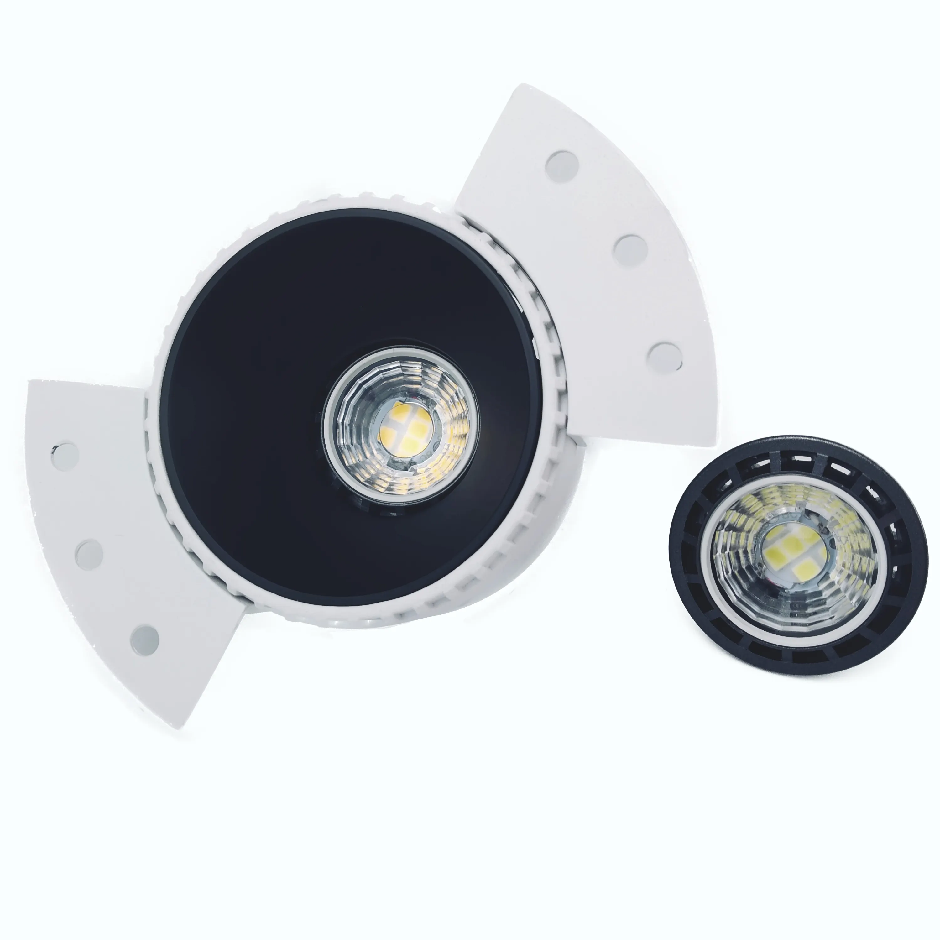 Yeni led ışık montaj fikstürü mutfak Modernize odaklanabilir aydınlatma kapağı GU10 MR16 GU5.3 Led lamba 12V 7W sıcak