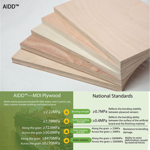 Bạch đàn ván ép tấm 4x8 feet 3/4 1/2 inch <span class=keywords><strong>pre</strong></span>-kết thúc có sẵn thân thiện với môi không thấm nước cho phòng ngủ nhà bếp bên ngoài - Product Image 4