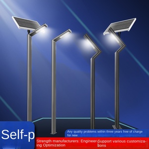 800W 1000W 1200W Ip65 extérieur tout en un lampadaire solaire prix boîtier intégré public étanche LED lampadaire solaire - Product Image 4