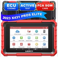 Lancement professionnel x-431 pros elite x431 pro obd obdii grade outil vaste couverture du véhicule fonctions scanner de diagnostic de voiture