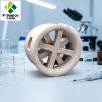 Mini-anneaux en céramique de haute qualité à prix d'usine pour le frottement, l'adsorption et l'emballage aléatoire en tour de refroidissement
