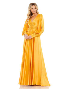 2024 Winter Elegant High Quality Luxury Women Elegant Long Satin a Line <strong>Maxi</strong> Evening <strong>Dress</strong> - Product Image 1