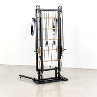 Suministro Directo de Fábrica: Unidad de Pared para Pilates con Plataforma y Colchoneta, Torre de Poleas para Gimnasios, Clubes y Estudios de Yoga