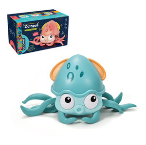 Chenghai Toys New Plastic Electric Music Light UP Induction Crawling Walking Octopus Baby Moving Toy Animal avec câble USB - Product Image 2