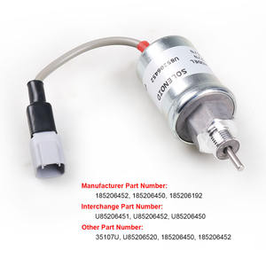 Vanne solénoïde d'arrêt de carburant pour moteur d'excavatrice Perkins 402D U85206452 35107U - Product Image 4