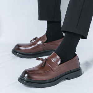 Chaussures mocassins de <span class=keywords><strong>marque</strong></span> tendance, cuir brillant, chaussures pour hommes du Brésil, mocassins, produits à succès 2022 - Product Image 5