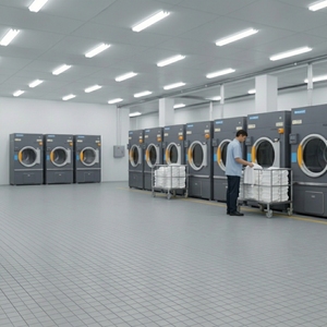 Sécheuse industrielle série GZZ/GDZ-G 100 kg, sécheuse à linge commerciale à haute vitesse et à économie d'énergie avec système de récupération de chaleur - Product Image 2