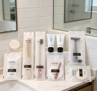 Brosse à dents jetable d'hôtel de soins personnels d'emballage de conception d'OEM avec le kit dentaire de pâte pour l'hôtel