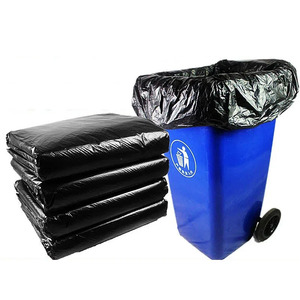 Vente directe d'usine de sacs poubelles industriels en plastique jetables LDPE, HDPE, PE, épaissis. - Product Image 3