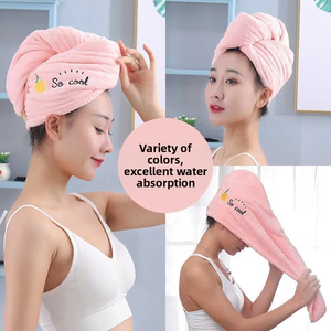 En gros, <span class=keywords><strong>Bonnet</strong></span> <span class=keywords><strong>de</strong></span> séchage capillaire absorbant en microfibre brodé pour femmes, épaissi, à séchage rapide, type serviette et <span class=keywords><strong>bonnet</strong></span> <span class=keywords><strong>de</strong></span> <span class=keywords><strong>bain</strong></span>, <span class=keywords><strong>bonnet</strong></span> <span class=keywords><strong>de</strong></span> douche triangulaire - Product Image 4