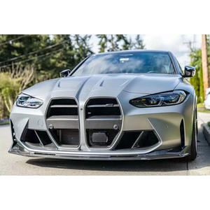 Divisor Delantero Estilo V de Fibra de Carbono Real para <span class=keywords><strong>BMW</strong></span> G80 M3 G82 M4 <span class=keywords><strong>2021</strong></span>+, Cubierta de Difusor para Parachoques Delantero - Product Image 6