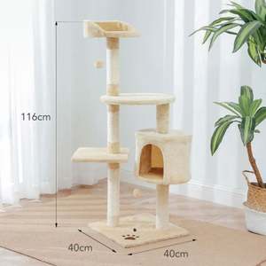 Kinghon Árbol para Gatos de Alta Calidad, Torre para Gatos de Diseño, Condominio de Múltiples Niveles para Gatos de Interior y Postes Rascadores para Gatitos - Product Image 4