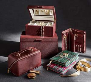 Sac de rangement de maquillage à fermeture éclair en métal doré beauté cuir résistant à l'eau cosmétique soin de la peau organisateur de <span class=keywords><strong>parfum</strong></span> mini boîte d'emballage - Product Image 2